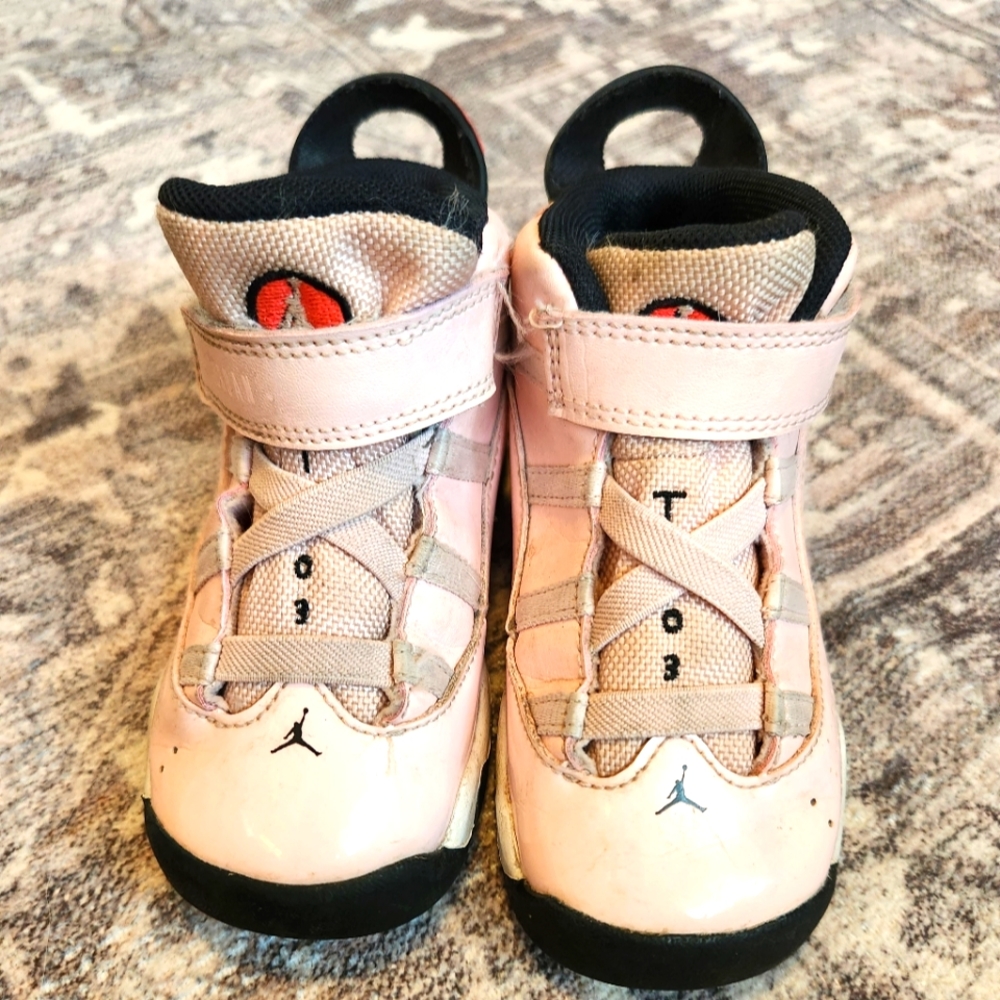 Pale Pink Toddler Jordans